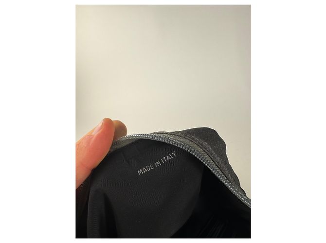 Vintage Loewe Madrid Leder Umhängetasche / Rucksack Schwarz - Ansicht 4