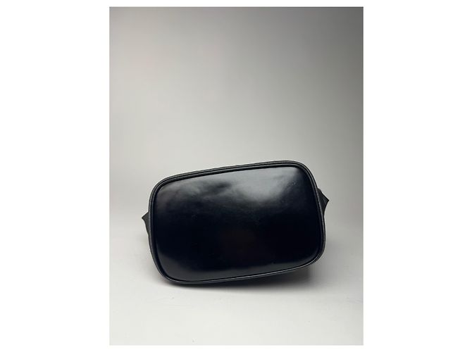 Vintage Loewe Madrid Leder Umhängetasche / Rucksack Schwarz - Ansicht 9