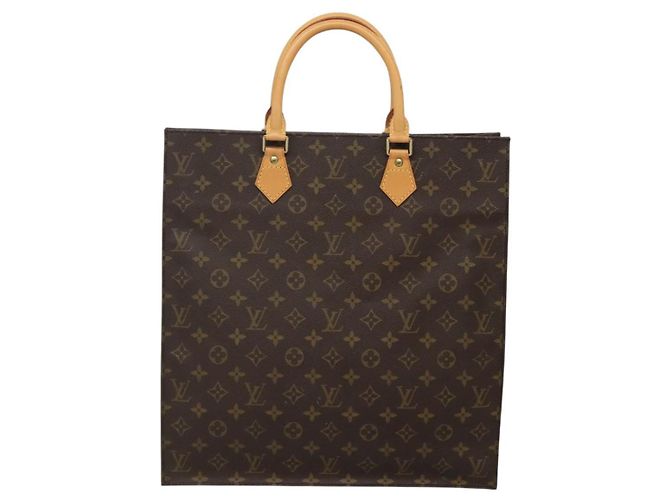 LOUIS VUITTON Borsa Sac Plat Monogram M51140 LV Auth EC550 Monogramma - vista 13
