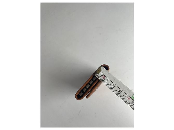 Vintage Dior Leather Key Holder Brown Orange - view 10