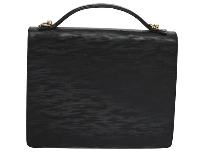 LOUIS VUITTON Epi Monceau 28 Borsa a Mano Nera M52122 LV Auth ep7922 Nero - vista 2