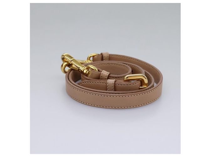PRADA Borsa a mano in nylon pelle 2 vie rosa oro Auth EC720 D'oro - vista 24