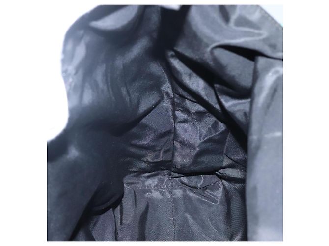 PRADA Borsa a mano in nylon plastico verde nero argento autentica fm4464 - vista 18