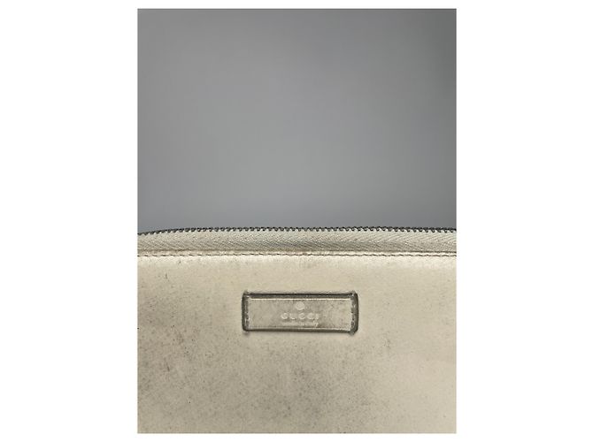 Vintage Gucci Leather Wallet White - view 2
