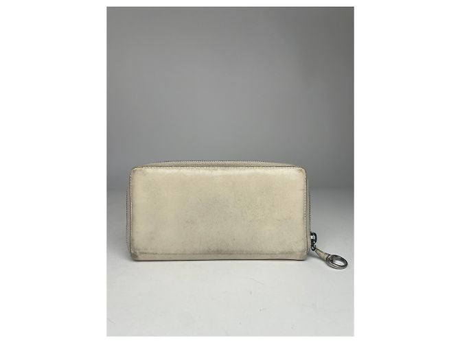 Vintage Gucci Leather Wallet White - view 3