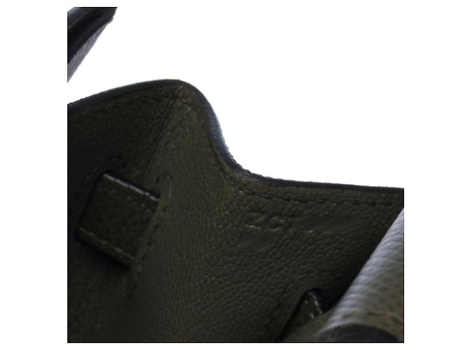 Hermès Sac HERMES Birkin 25 en Cuir Vert - 102590 - vue 7