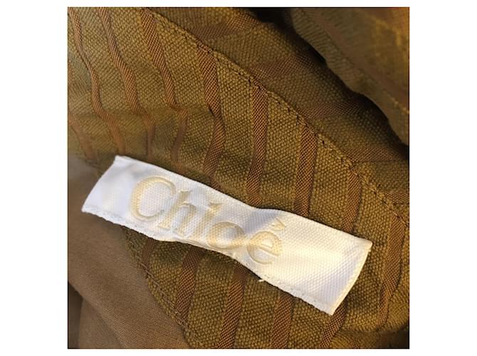 Chloé CHLOE Vestidos T.FR 36 Algodón Caqui - vista 4