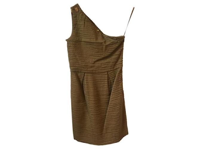 Chloé CHLOE Vestidos T.FR 36 Algodón Caqui - vista 7