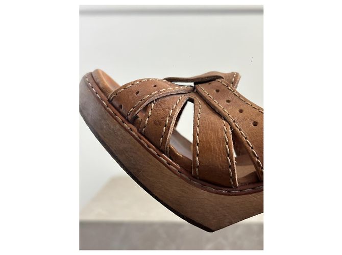 Chloé Sandali CHLOE T.EU 37 Pelle Cammello - vista 7