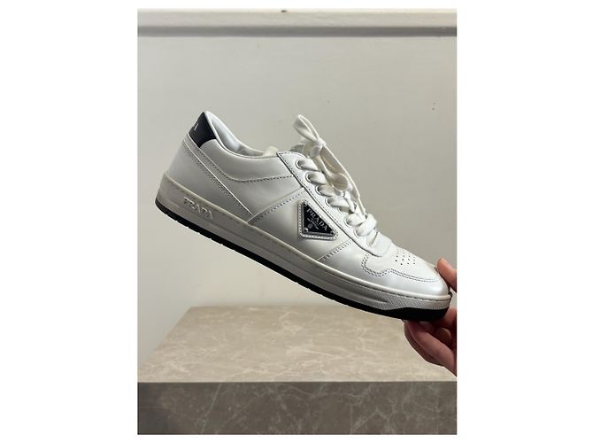 PRADA Trainers T.EU 40 Leather White - view 6