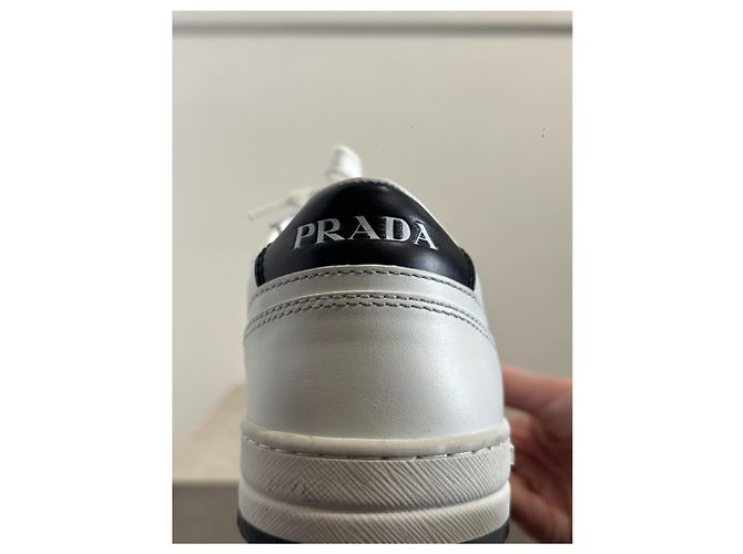 PRADA Trainers T.EU 40 Leather White - view 8
