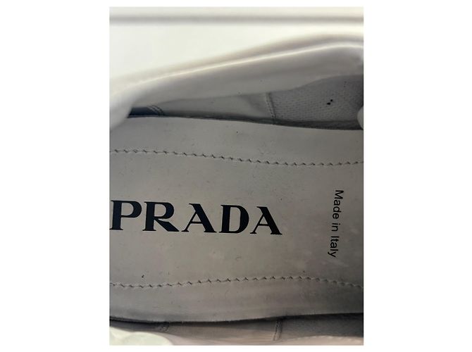 PRADA Trainers T.EU 40 Leather White - view 9