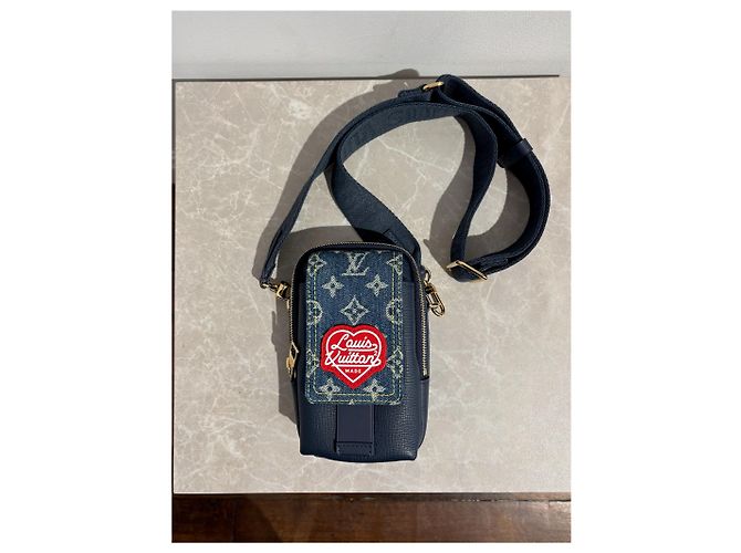 Borse LOUIS VUITTON T. Pelle Blu - vista 3