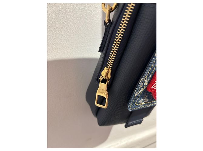 Borse LOUIS VUITTON T. Pelle Blu - vista 5