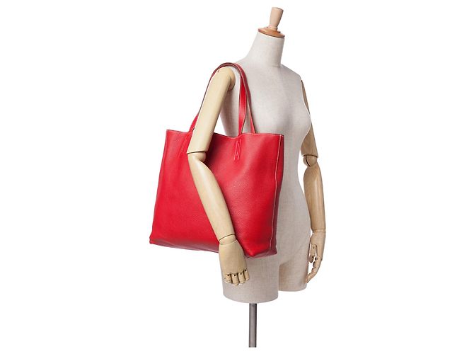 Double sens Hermès Bolsas HERMES T. Couro Vermelho - vista 6