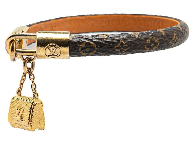 Twist Bracciali LOUIS VUITTON T. Tessuto Marrone - vista 2