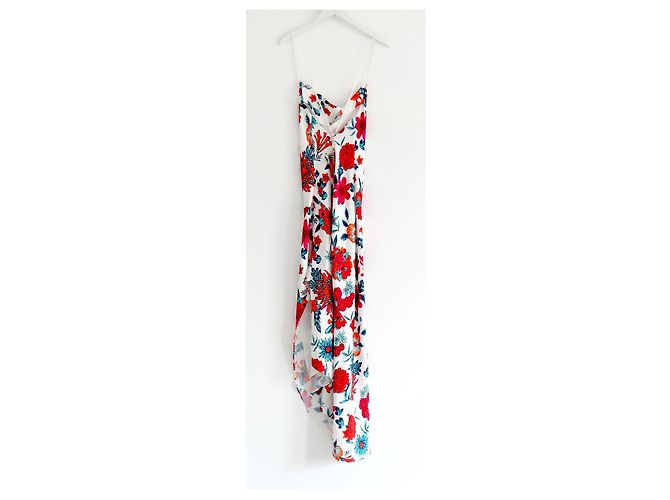 Haney Goldie Blumendruckkleid Rot - Ansicht 5