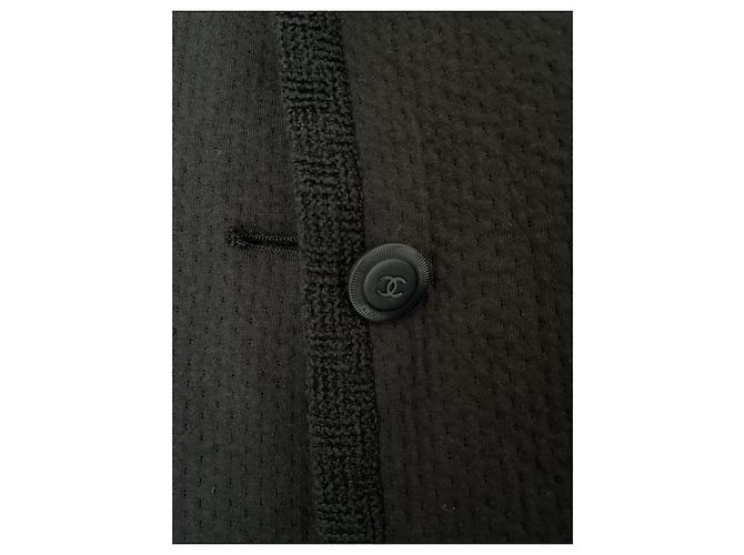 Cambon Cappotto Chanel nero in cotone - vista 3