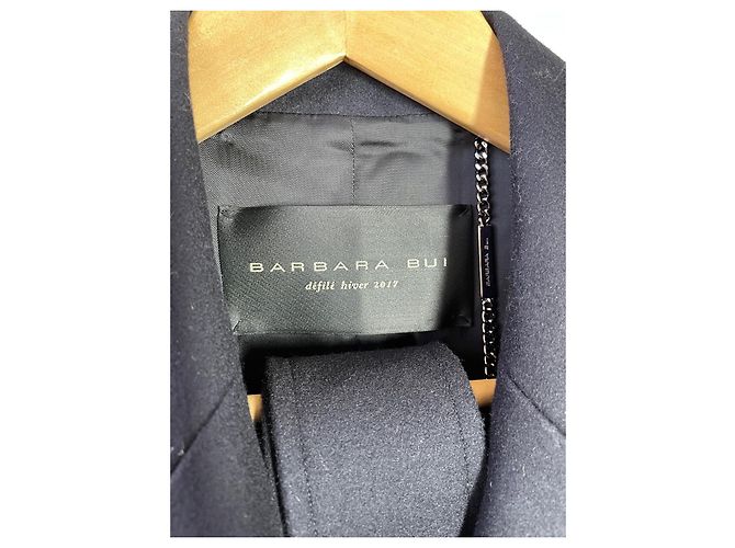 Abrigo sin mangas de lana negro Barbara Bui talla 40 - vista 5