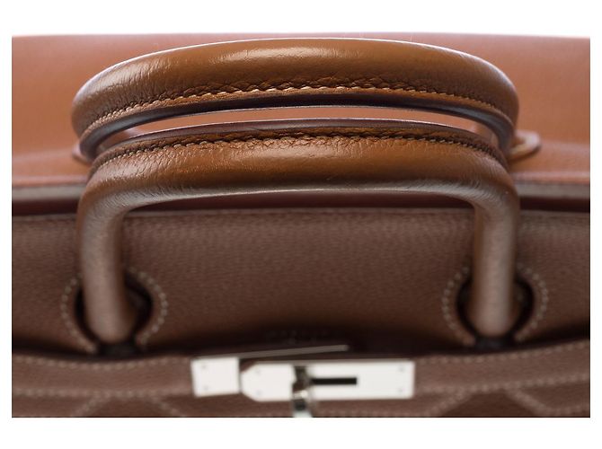 Hermès Sac HERMES Birkin 35 en Cuir Doré - 102584 - vue 10