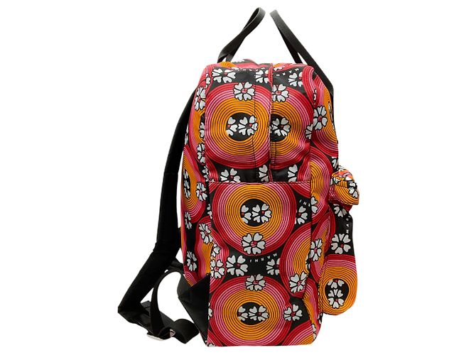 Marni Pink / Orange Techno Circles Rucksack - Ansicht 2