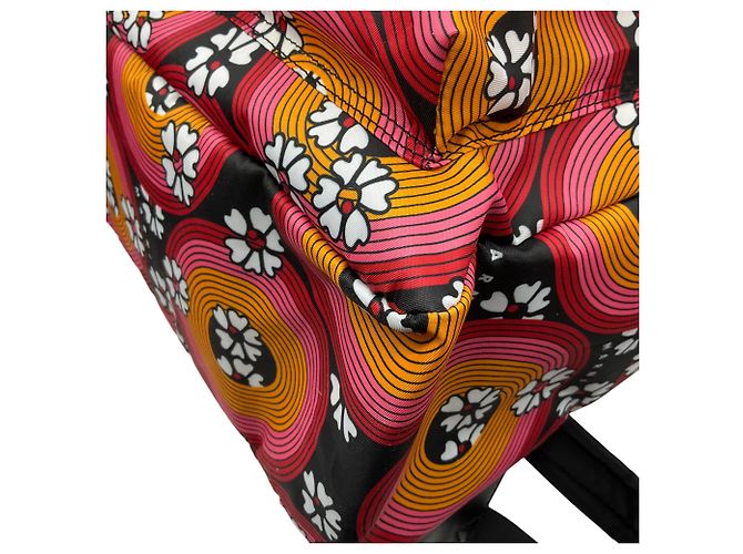 Marni Pink / Orange Techno Circles Rucksack - Ansicht 4