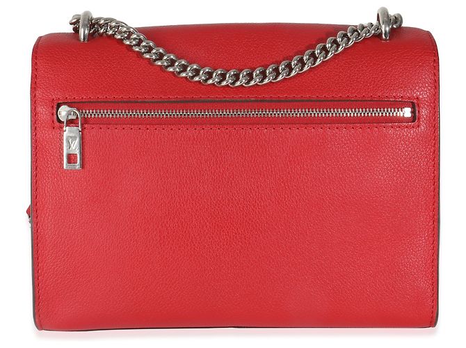 Louis Vuitton Rubis Pelle Morbida Mylockme Catena BB Rosso - vista 2
