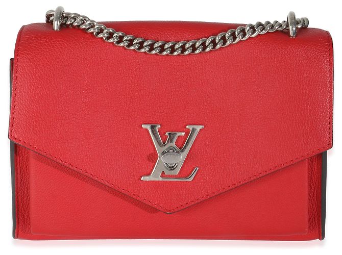 Louis Vuitton Rubis Pelle Morbida Mylockme Catena BB Rosso - vista 8