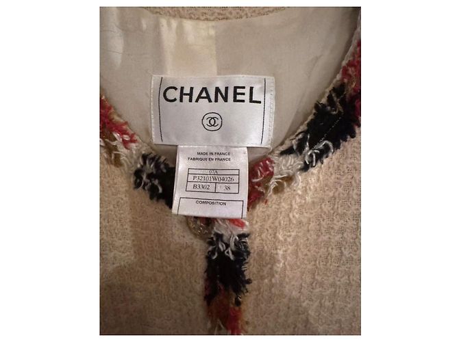 Chanel Collectible 2007 Fall Ecru Tweed Jacket 38 FR Cream - view 11