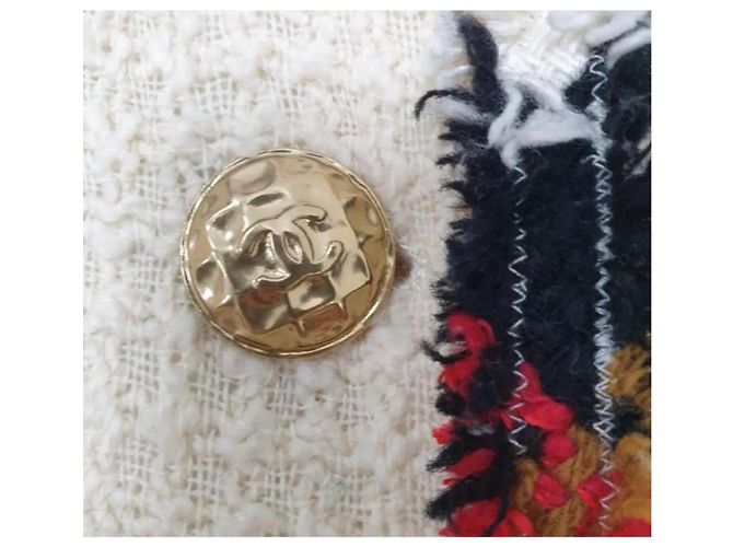 Chanel Collectible 2007 Fall Ecru Tweed Jacket 38 FR Cream - view 2