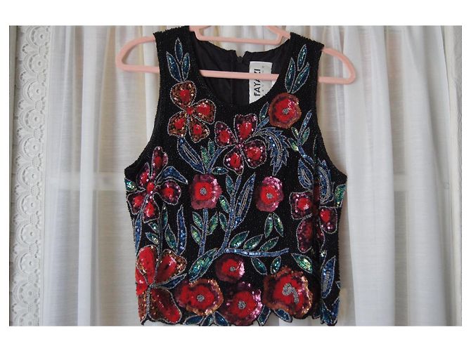 Autre Marque Multicolor Sequin Top Multiple colors - view 2