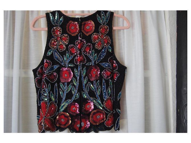 Autre Marque Multicolor Sequin Top Multiple colors - view 4