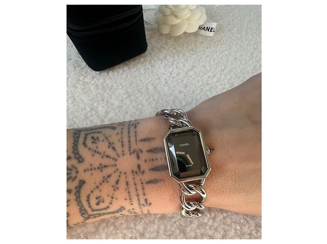 Première Reloj Chanel Premiere Chain Gourmette Plata - vista 12