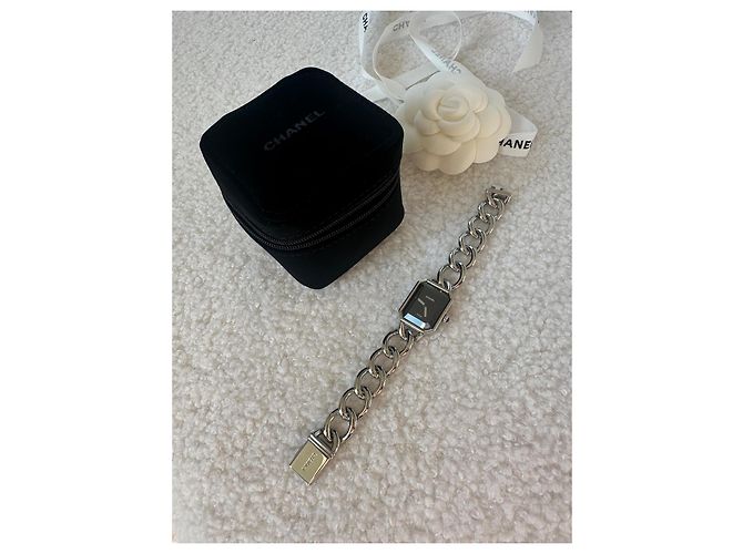 Première Reloj Chanel Premiere Chain Gourmette Plata - vista 3