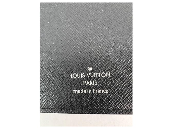 Portafoglio lungo in tela nera Damier Graphite Brazza di LOUIS VUITTON Nero - vista 4