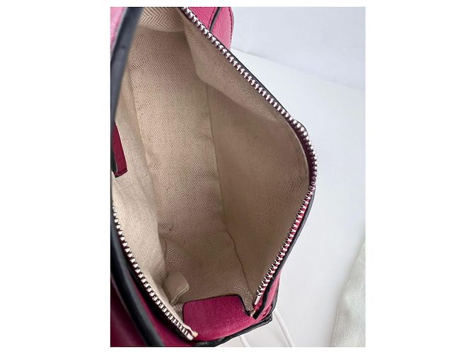 Borsa a tracolla mini Puzzle in pelle di vitello cremisi Loewe Rosso - vista 4