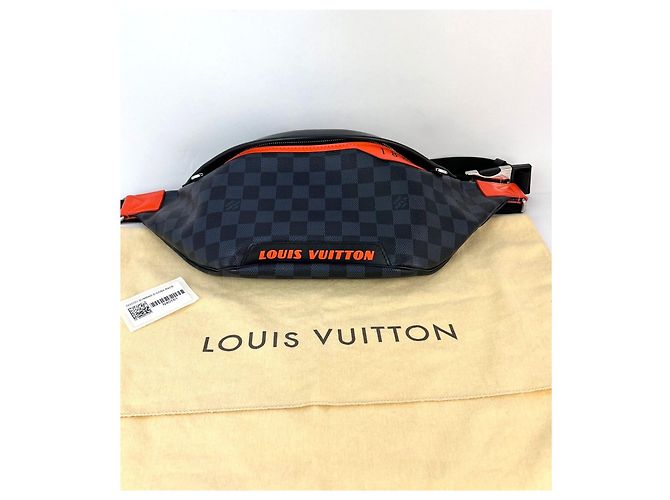 Bum bag Louis Vuitton Damier Colbart arancione Race Discovery Nero - vista 5