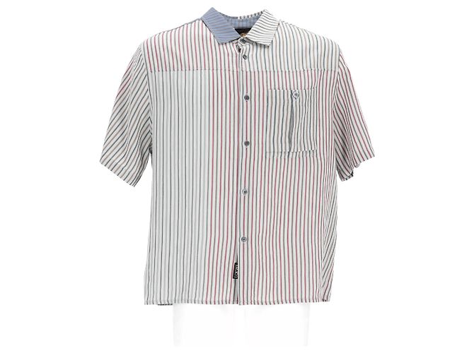Camicia a righe con bottoni Loewe x Paula's Ibiza in cotone multicolore - vista 7
