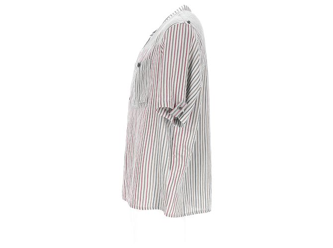 Camicia a righe con bottoni Loewe x Paula's Ibiza in cotone multicolore - vista 8