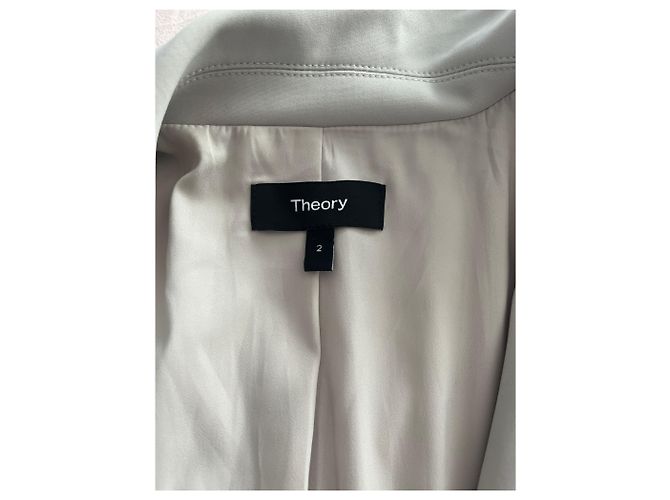 Hellfarbener Blazer - Marke Theory - Größe 2 - Ansicht 3