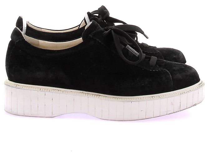 Autre Marque NON SIGNE / NON SIGNÉ Baskets T.EU 37 Suède Noir - vue 2