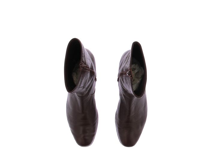 Botines SOEUR T.EU 37 Cuero Burdeos - vista 6