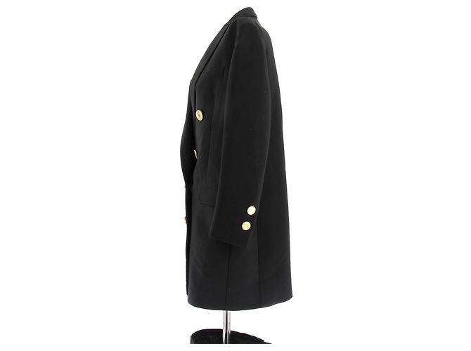 Mäntel LANVIN T.FR 42 Polyester Schwarz - Ansicht 4