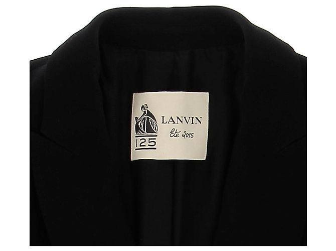 Mäntel LANVIN T.FR 42 Polyester Schwarz - Ansicht 5