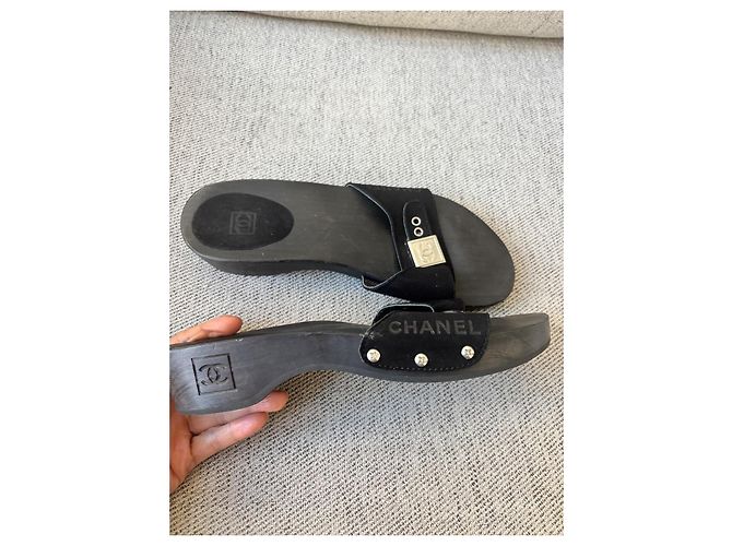 Chanel Pantoletten Schwarz - Ansicht 8
