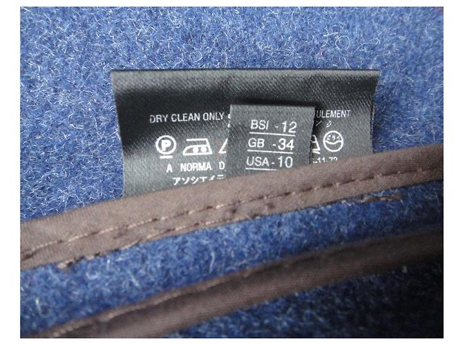 Cappotto duffle Gloverall blu lana e nylon - vista 6