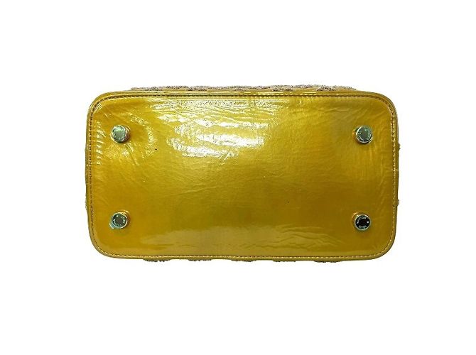Borsa Louis Vuitton Monogram Fascination Lockit Bouclette Grigio Senape - vista 3