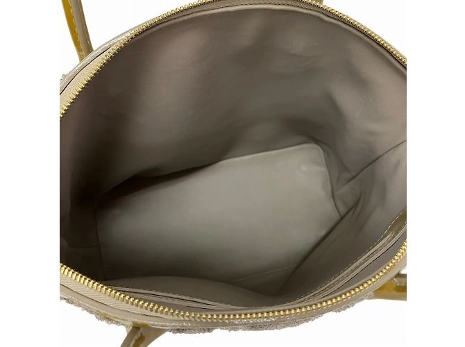 Borsa Louis Vuitton Monogram Fascination Lockit Bouclette Grigio Senape - vista 6