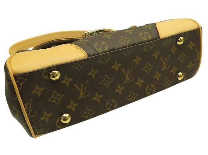 NEW LOUIS VUITTON BEVERLY MM M40121 MONOGRAM CANVAS HAND BAG Brown - view 5