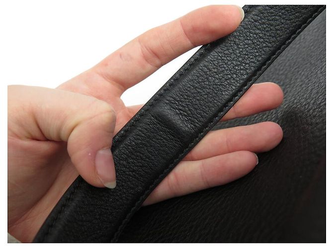 Chloé NUOVO BORSO A MANO CHLOE PENELOPE IN PELLE GRAIN NERA CON TRACOLLA - vista 16